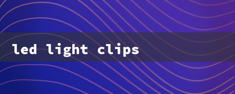 led light clips（LED Light Clips）