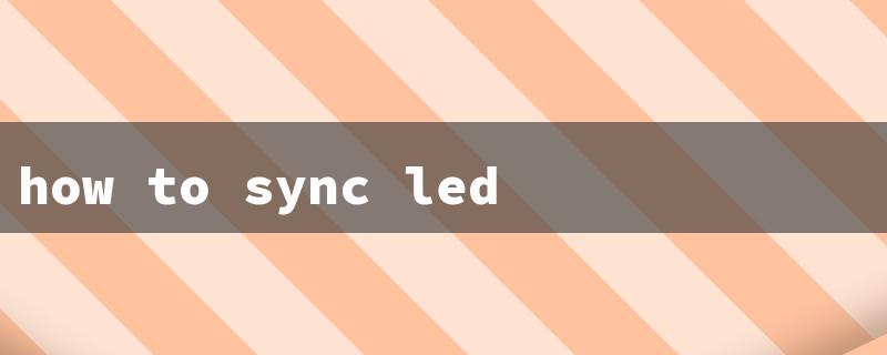 how to sync led lights to music（Sync LED Lights w/ Alexa）