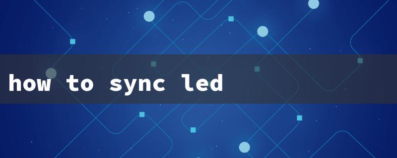 how to sync led lights to monitor（Syncing LED Lights to TV）