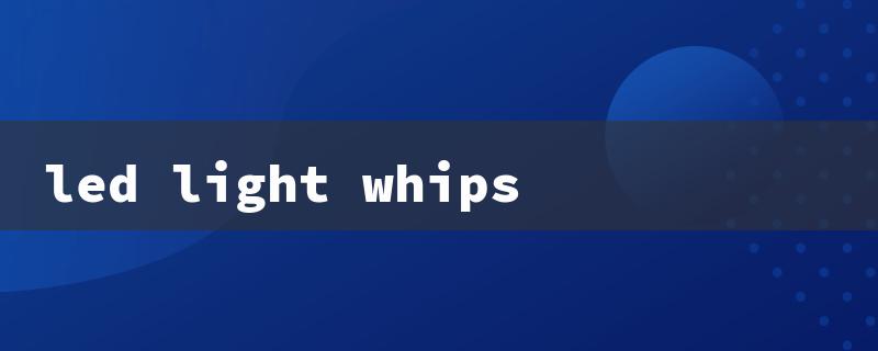 led light whips（LED Whip Lights RZR）