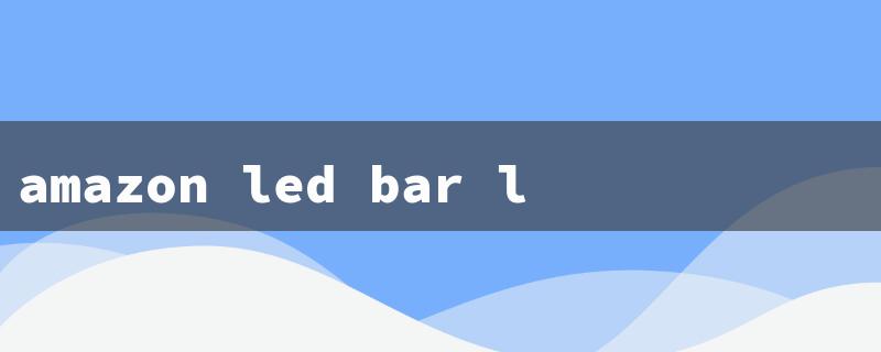 amazon led bar lights