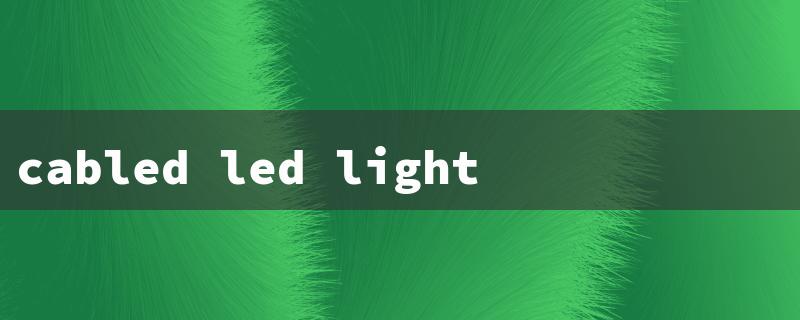 cabled led lighting