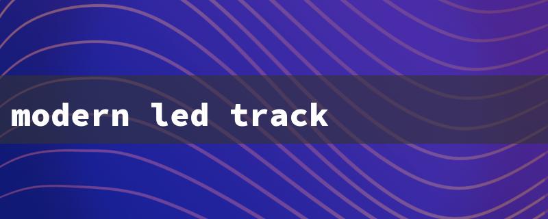 modern led track lighting（LED Track Light Kits）