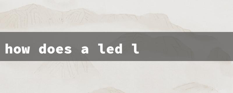 how does a led light bulb work