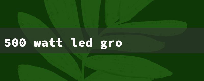 500 watt led grow light（500W LED Grow Light Sale）